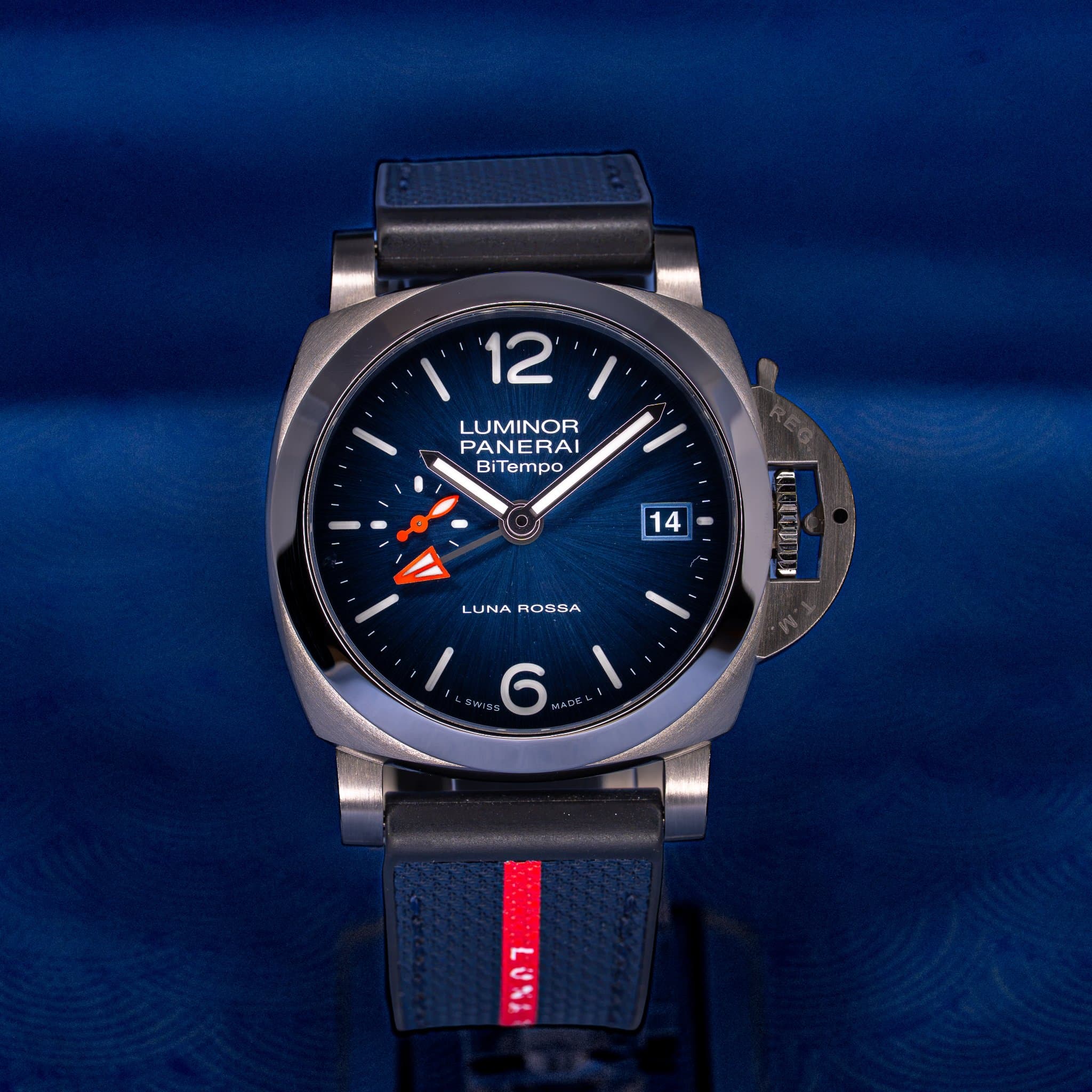 Panerai Luminor Quaranta BiTempo Luna Rossa (Ref. PAM01404) — photo 6