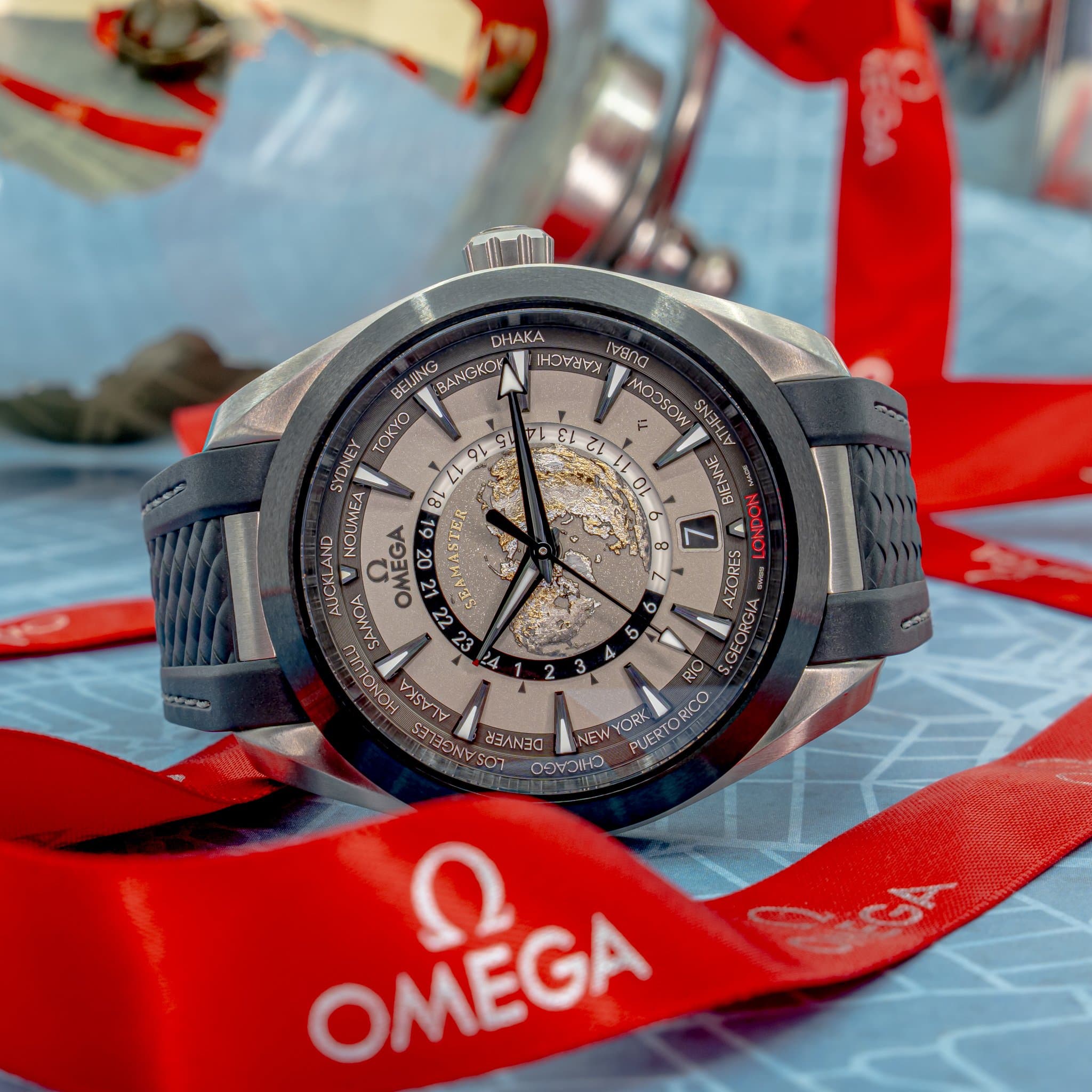 Omega Seamaster Aqua Terra 150M Worldtimer Titanium (Ref. 220.92.43.22.99.001) — photo 16