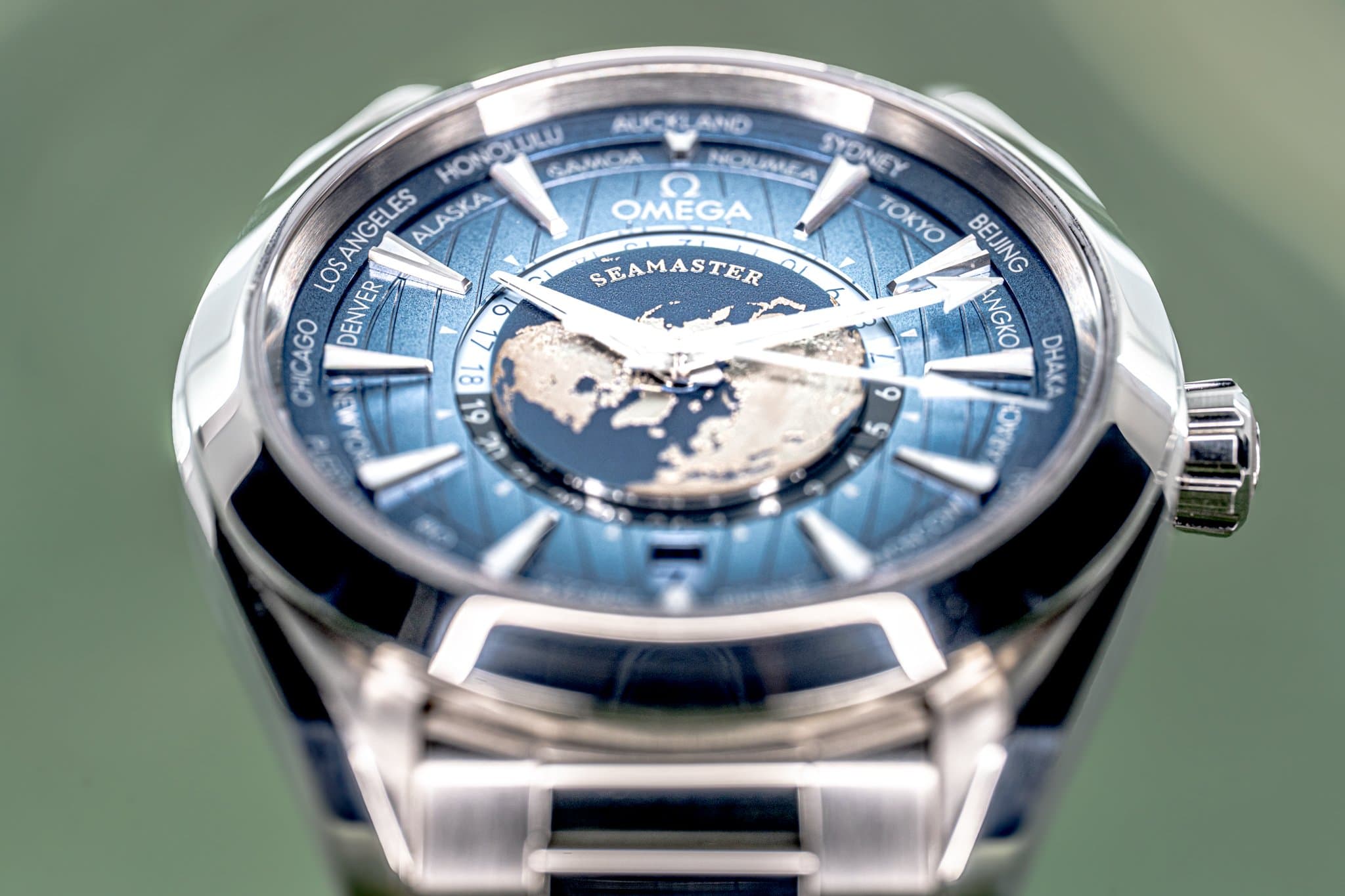 Omega Seamaster Aqua Terra 150M Worldtimer Summer Blue (Ref. 220.10.43.22.03.002) — photo 6