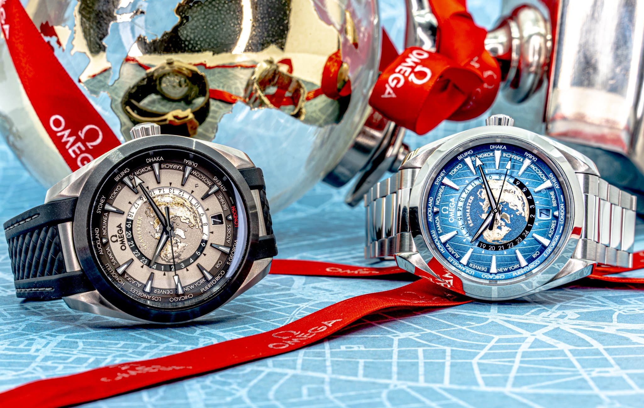 Omega Seamaster Aqua Terra 150M Worldtimer Summer Blue (Ref. 220.10.43.22.03.002) — photo 5