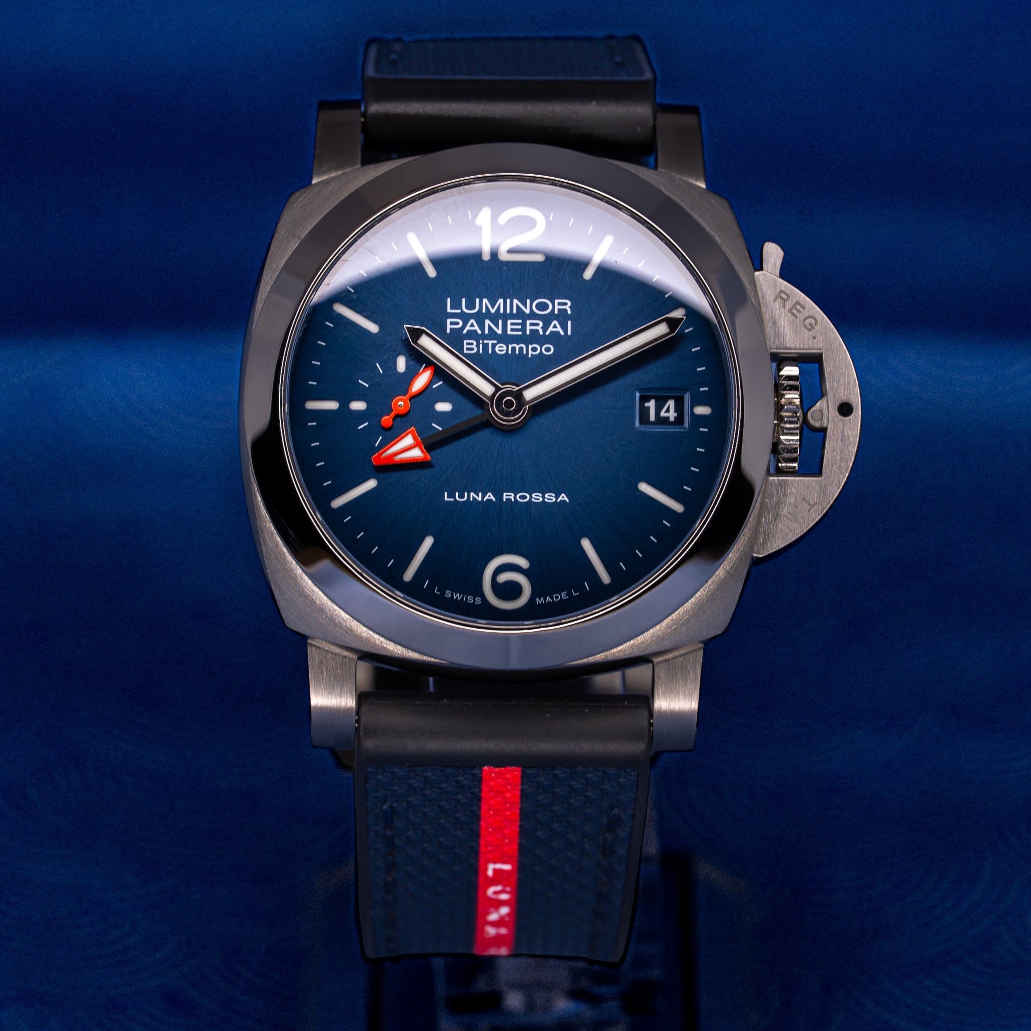 Panerai Luminor Quaranta BiTempo Luna Rossa (Ref. PAM01404) — photo 3