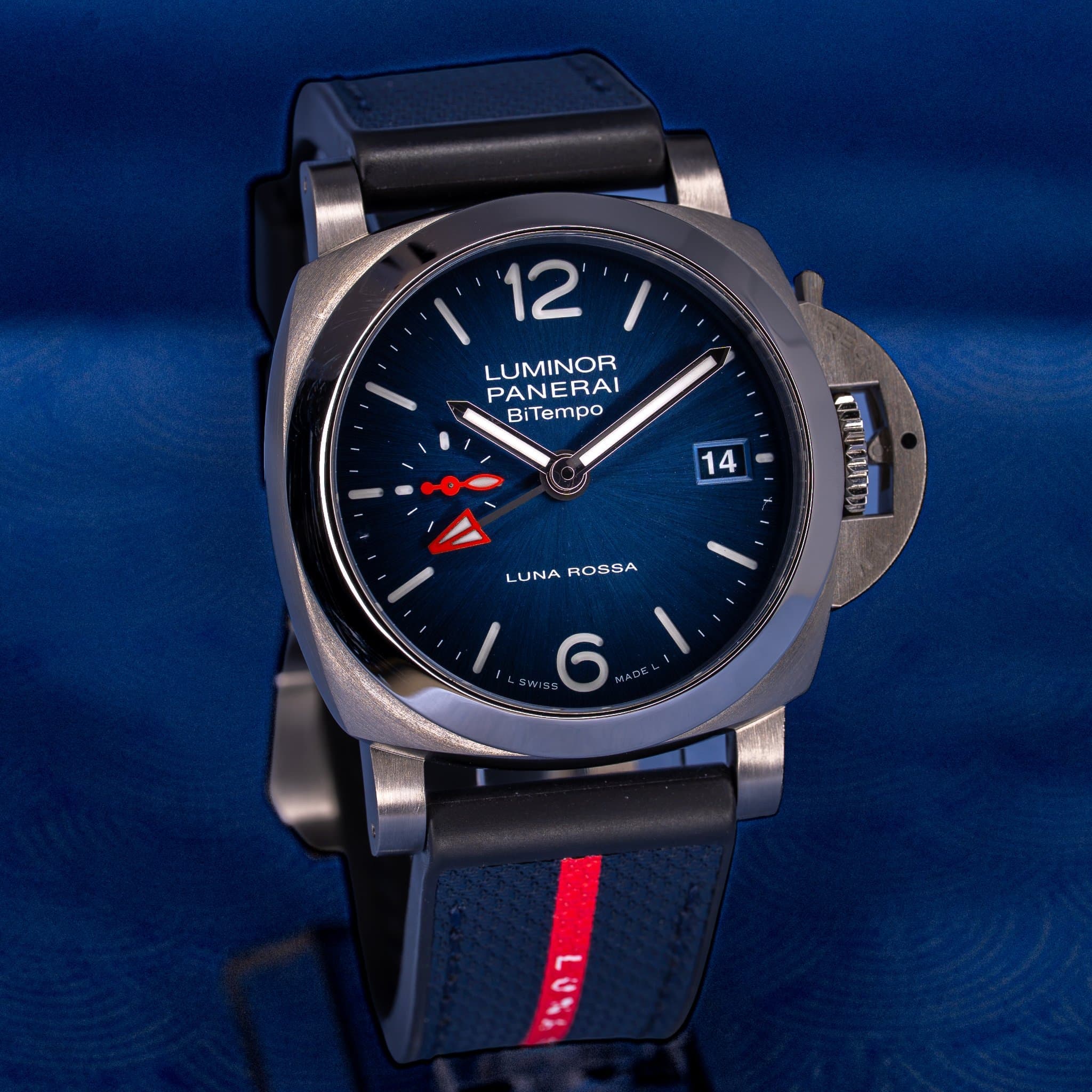 Panerai Luminor Quaranta BiTempo Luna Rossa (Ref. PAM01404) — photo 8