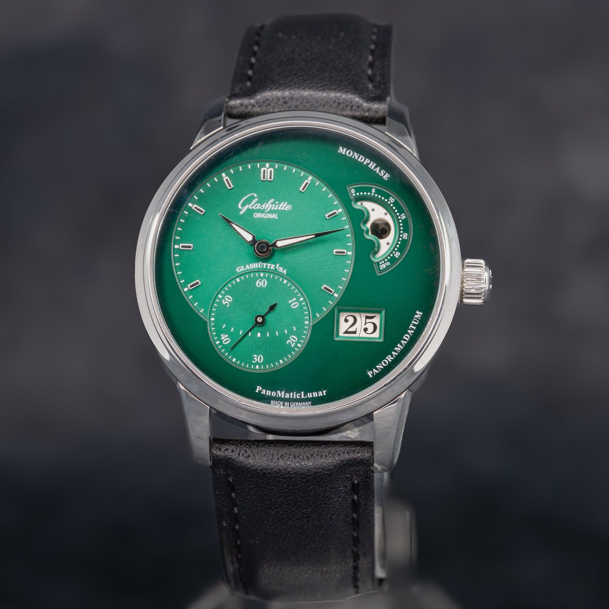 Glashütte Original PanoMaticLunar Green (Ref. 1-90-02-13-32-62) — photo 11